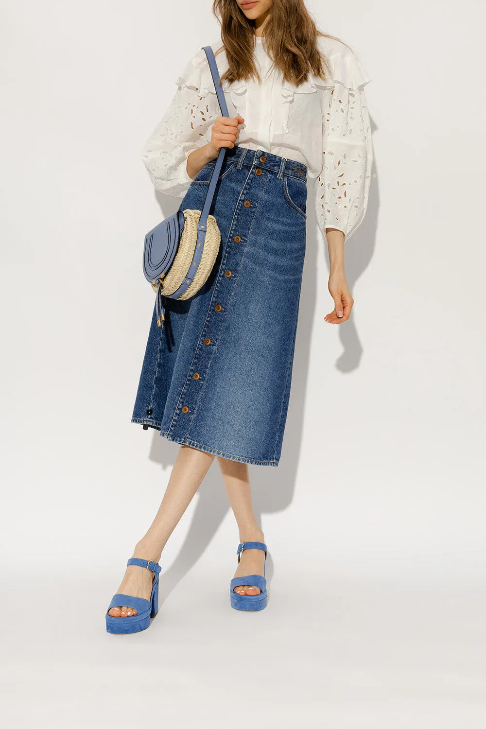 Chloé Womens Shoes In Blue