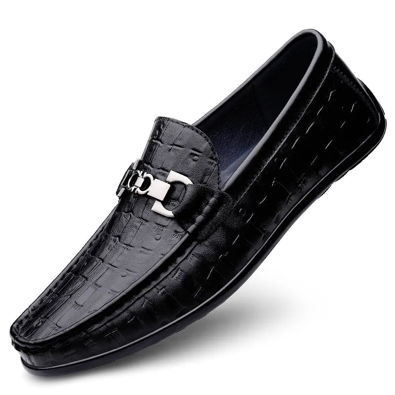 Luxalon Crocodile Loafers
