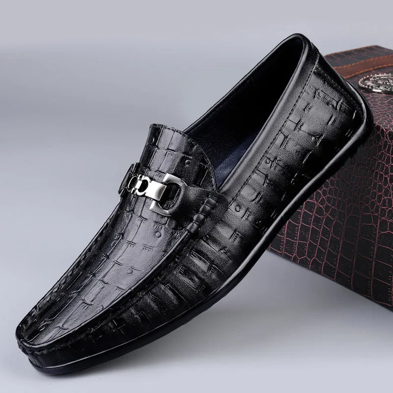 Luxalon Crocodile Loafers